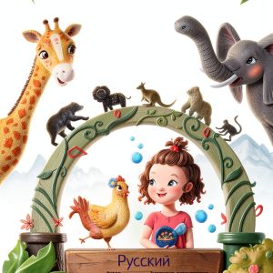 Linguacious Russian Kids Kindle Book Preschool Learning 32 Pages-0