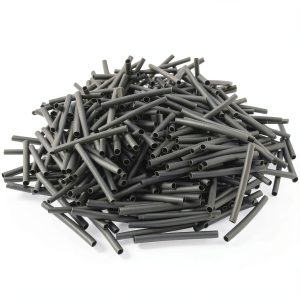 Heat Shrink Tubing 300pcs 1mm Black by ThreeBulls 2to1 Marine Grade-0